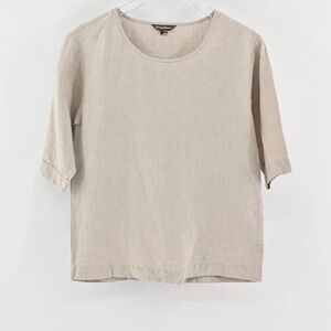 Tommy Bahama Linen Crew Neck Top